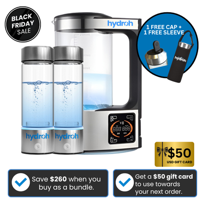 Two Hydroh Bottles & Pitcher Bundle (55% OFF)