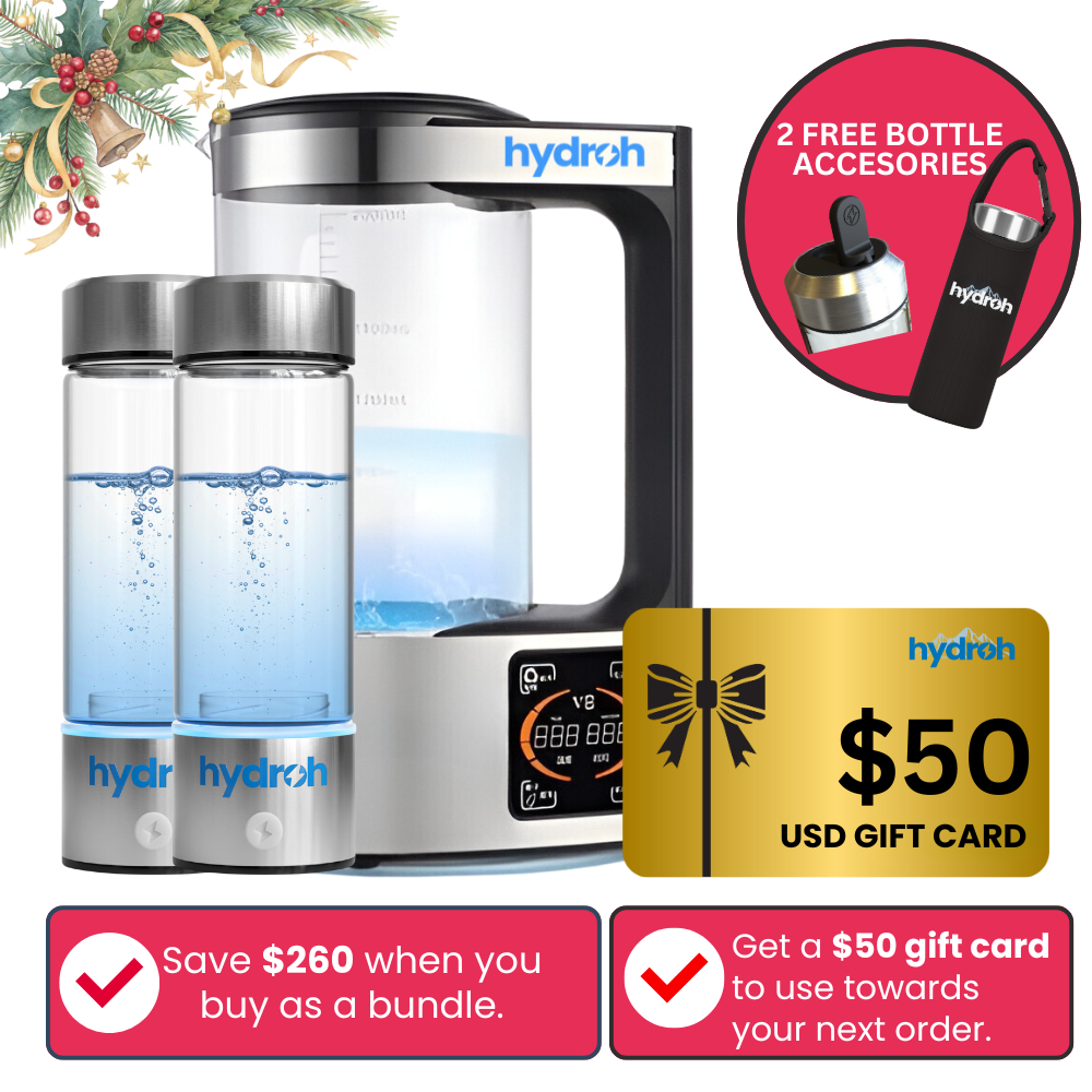 Two Hydroh Bottles & Pitcher Bundle (55% OFF)